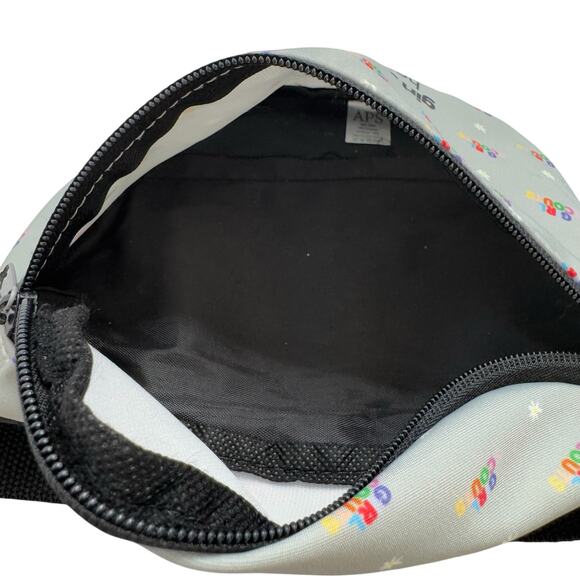 Girl Scout Belt Bag Heart of Central California Gray Rainbow Logo One Size Adult - Picture 4 of 7